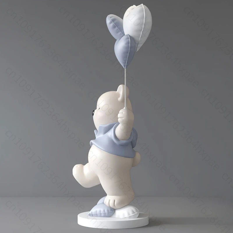 Luxury Resin Cartoon Bear Figurine