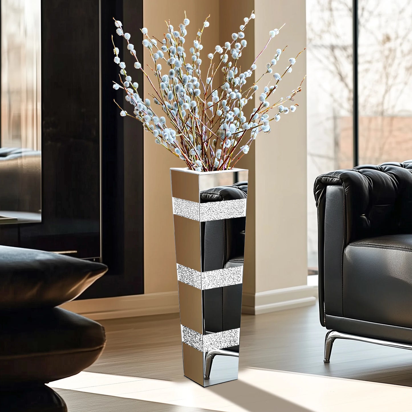 Tall Floor Mirror Vase.