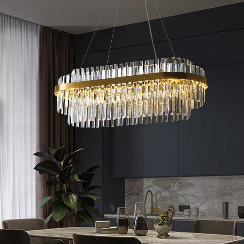Modern Luxury LED Crystal Chandeliers