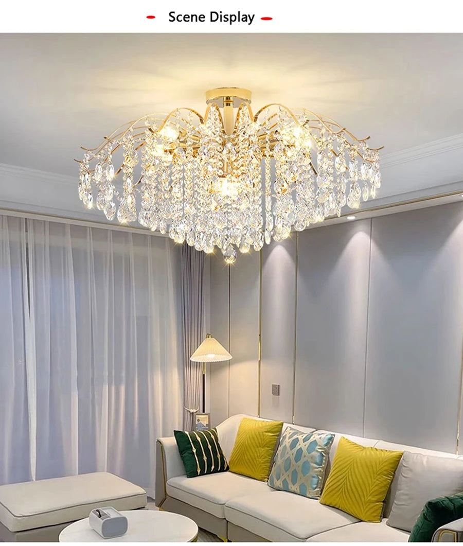 Modern Luxury Crystal Ceiling Chandelier