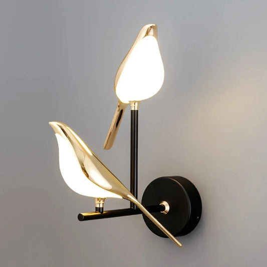 Golden Bird Wall Lamp