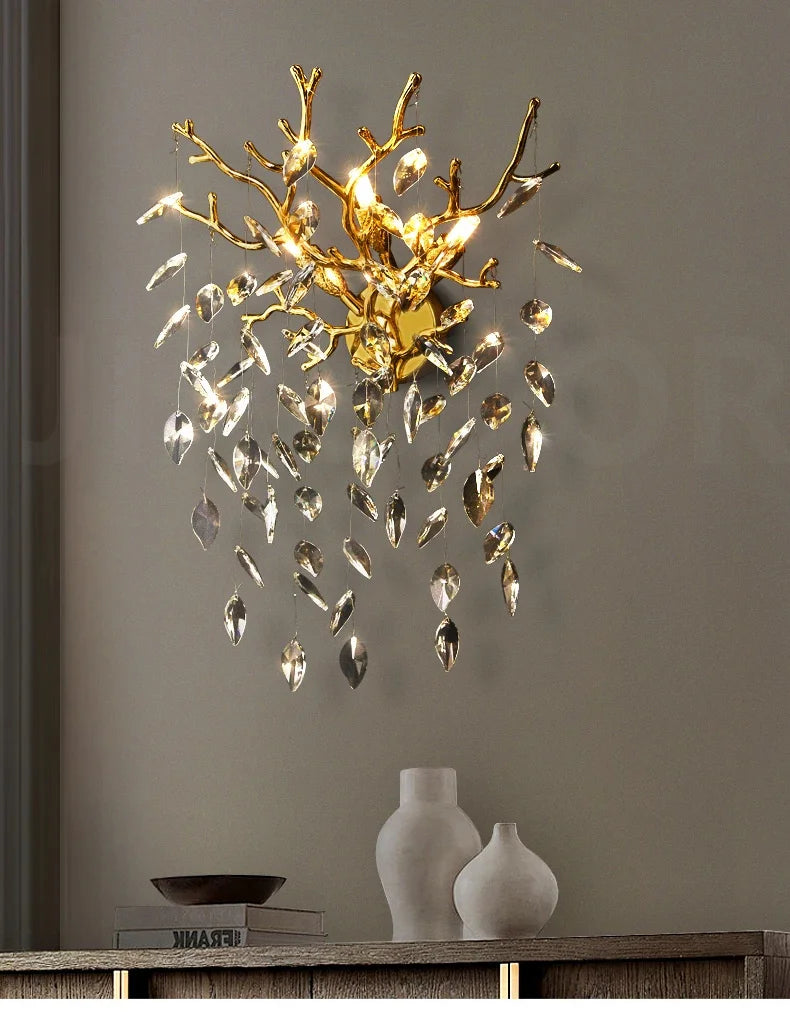 Modern Luxury Crystal Wall Lamp