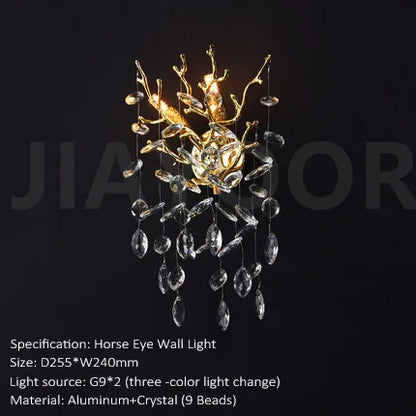 Modern Luxury Crystal Wall Lamp