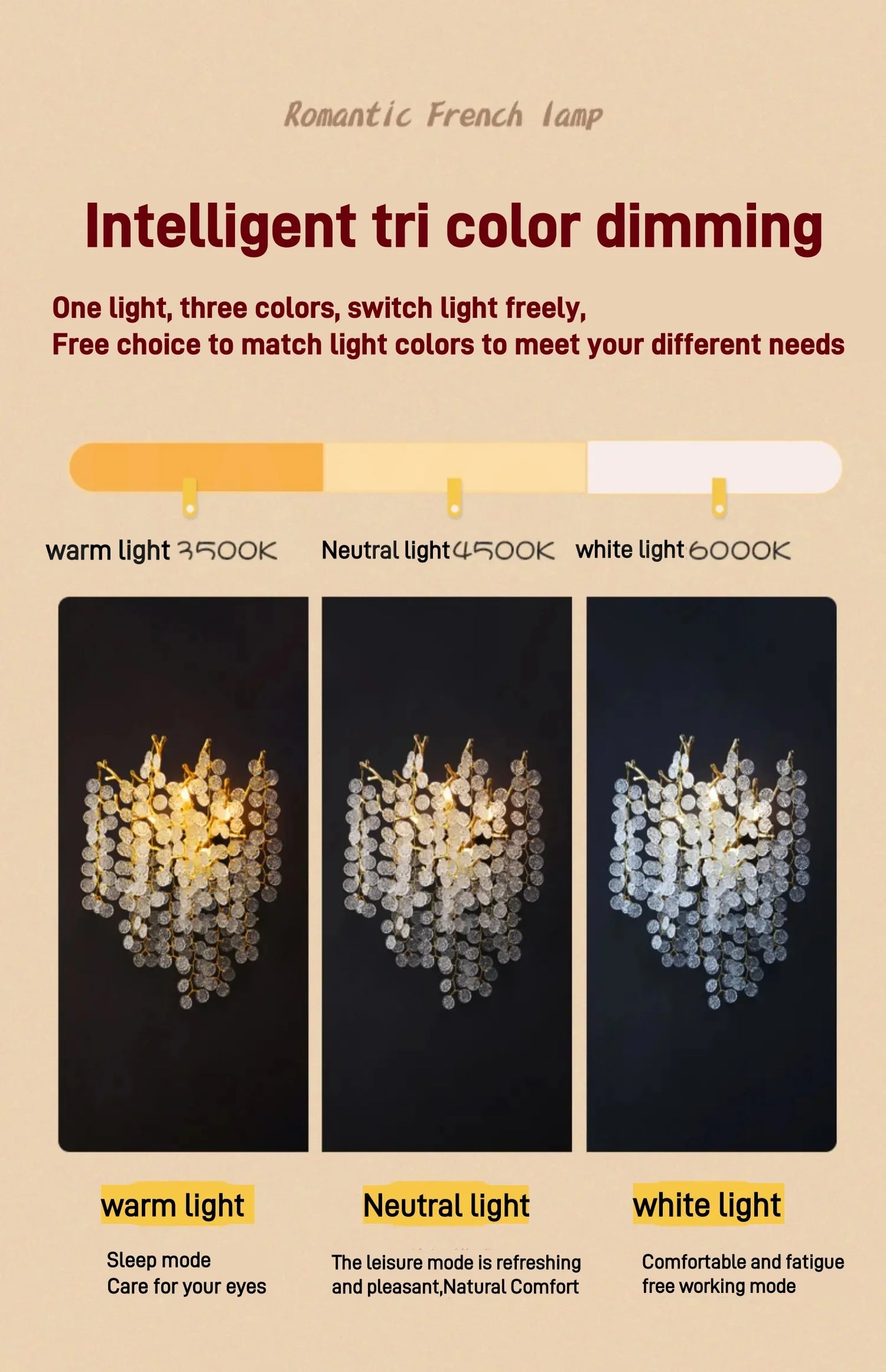 Modern Luxury Crystal Wall Lamp