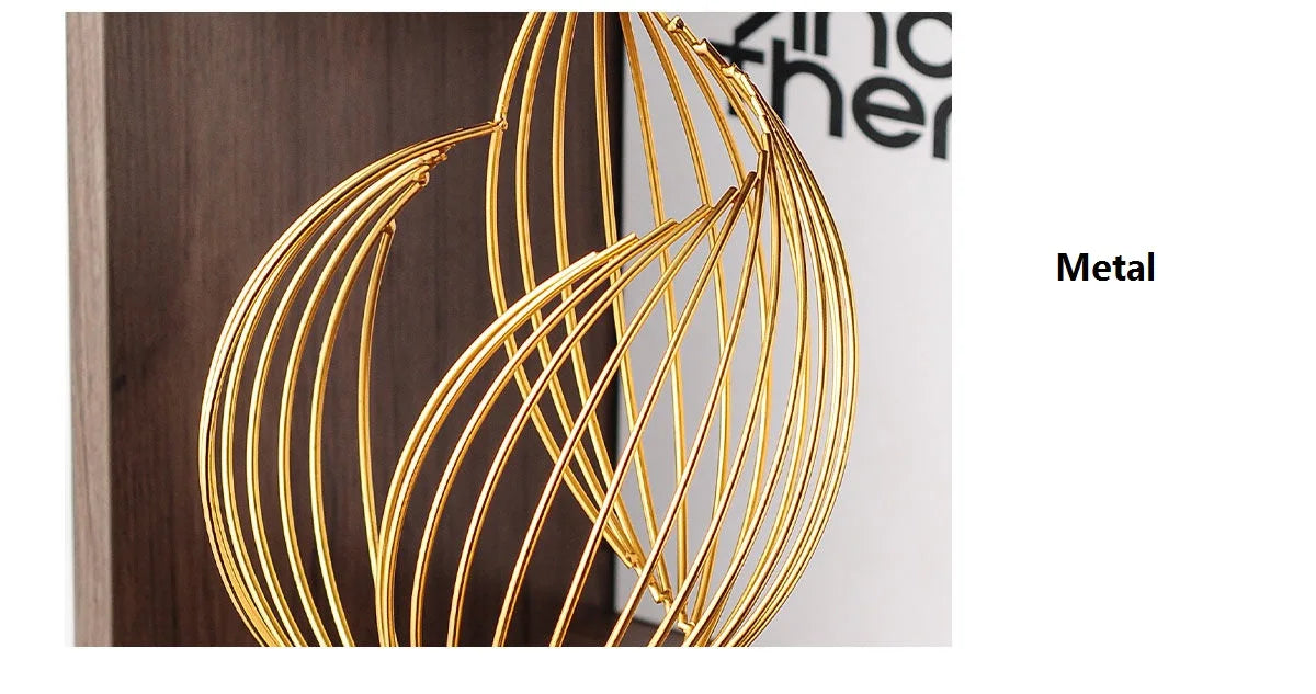 Abstract Ceramic Metal Sculpture-Home Decor